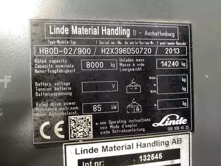 Dieselstapler 2013  Linde H80D-02/900 (11)