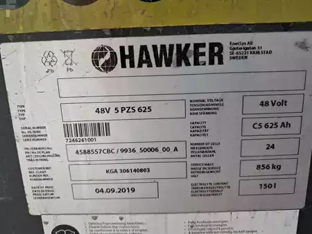 3-wiel elektrische heftrucks 2019  Linde E16-02 (12)