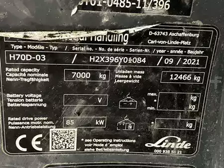 Diesel gaffeltruck 2021  Linde H70D-03 (11)