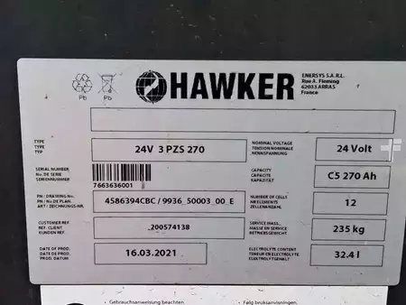 Wózek wysokiego podnoszenia 2019  Linde L14 AP (10)