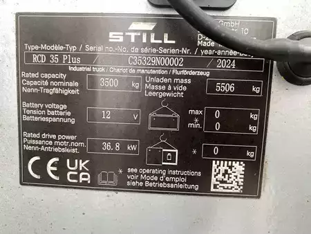 Diesel gaffeltruck 2024  Still RCD35 Plus (21)