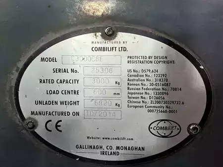 Eléctrico - 3 rodas 2014  Combilift CBE3000 (11)