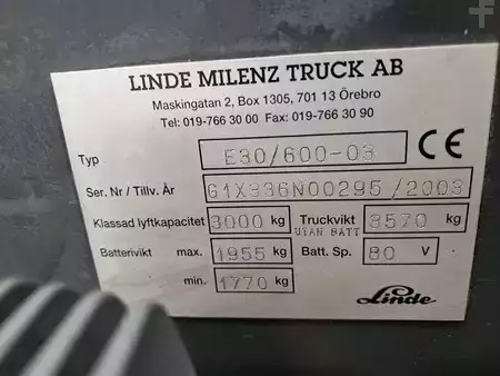 Sähkö - 4 pyör 2003  Linde E30/600-03 (11)