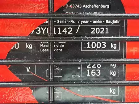 Wózki niskiego podnoszenia  Linde L14AP (9)
