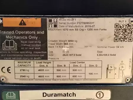 Diesel truck 2019  Hyster H3.0FT (11)