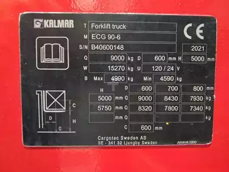 Elektro 4 Rad 2021  Kalmar ECG90-6 (11)