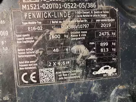 Apilador eléctrico 2019  Linde E16-02 (10)