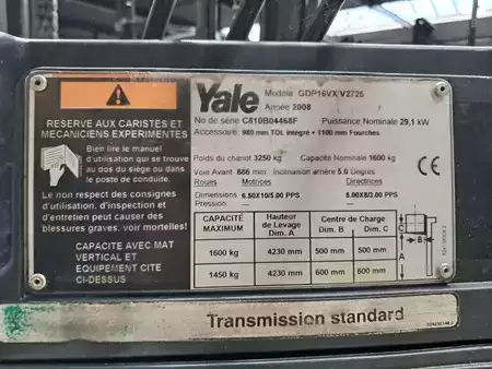 Diesel heftrucks 2008  Yale GDP16VXV2725 (11)