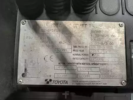 Diesel truck 2019  Toyota 02-8FDF18 (11)