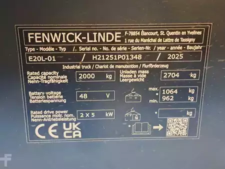 El Truck - 3-hjul 2025  Linde E20L-02 (11)