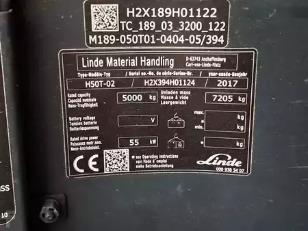Carretilla elevadora GLP 2017  Linde H50T-02 (11)