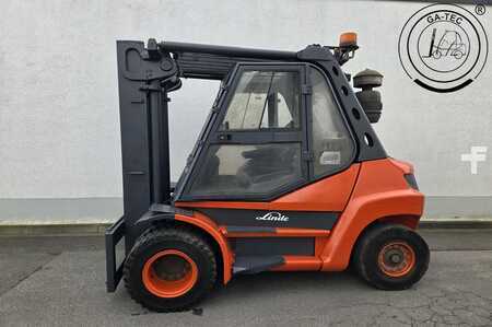 Diesel gaffeltruck 2010  Linde H80D (2)