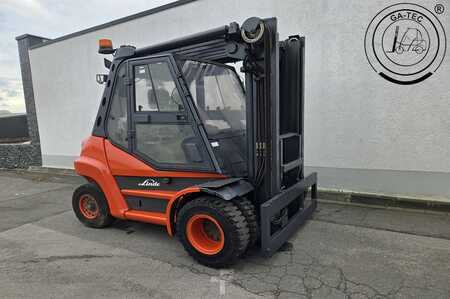 Diesel gaffeltruck 2010  Linde H80D (4)