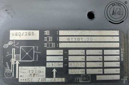 Diesel gaffeltruck 2010  Linde H80D (9)