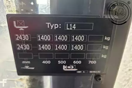 Ruční vysokozdvižný vozík 2020  Linde L14 (9)