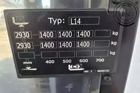 Wózek wysokiego podnoszenia 2020  Linde L14 (10)