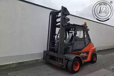 Diesel gaffeltruck 2012  Linde H70D (1)