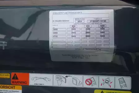 4-wiel elektrische heftrucks 2022  Toyota 9FBM30T (9)