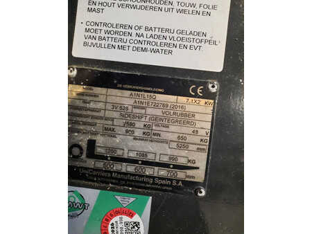 Elektromos 4 kerekű 2016  Unicarriers A1N1L15Q (6)