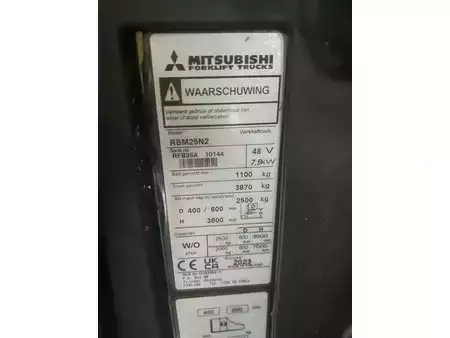 Čtyřcestný vysokozdvižný vozík 2023 Mitsubishi RBM25N2 (7)