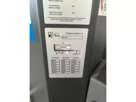 Vertikal ordreplukker 2018  Unicarriers EPM100DTFVI850 (6)