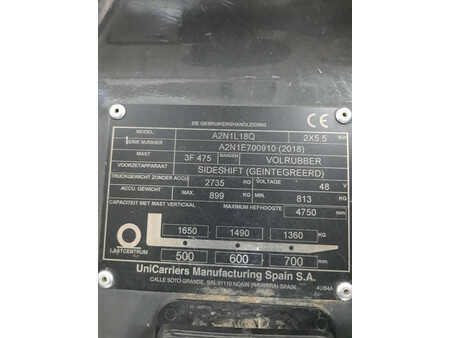 Carrelli elettrici 4 ruote 2018  Unicarriers A2N1L18Q (6)