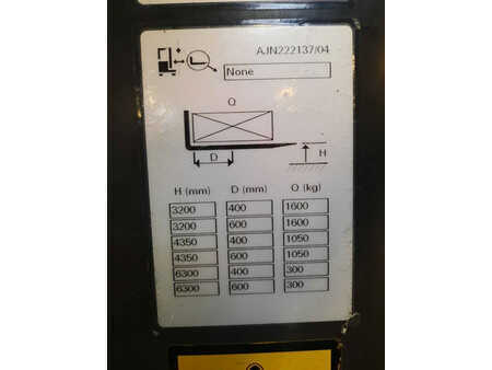 Magasemelésű béka 2019  Unicarriers 160SDTFVJN630 (7)