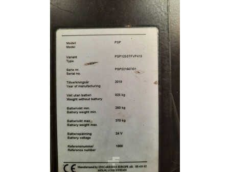 Ruční vysokozdvižný vozík 2019  Unicarriers PSP125STFVP419 (6)