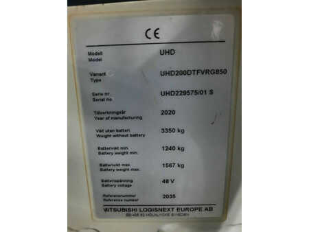 Schubmaststapler 2020  Unicarriers UHD200DTFVRG850 (5)