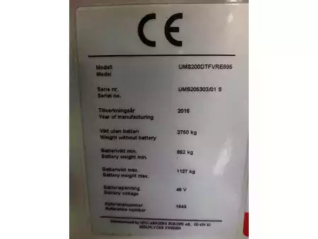 Retraky 2016  Unicarriers UMS200DTFVRE895 (3)