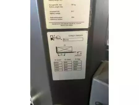 Vertikal ordreplukker 2018  Unicarriers EPM100DTFVI700 (6)