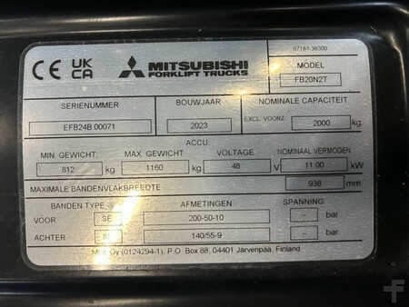 Elektro 4 Rad 2023  Mitsubishi FB 20 N2T (5)