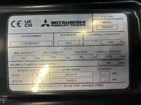 El Truck - 4-hjul 2023 Mitsubishi FB 20 N2T (5)