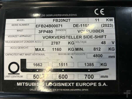 Elektro 4 Rad 2023  Mitsubishi FB 20 N2T (6)