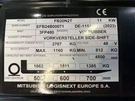 El Truck - 4-hjul 2023 Mitsubishi FB 20 N2T (6)