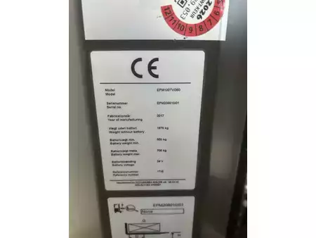 Verticale orderpickers 2017  Unicarriers EPM 100 TVI 360 (5)