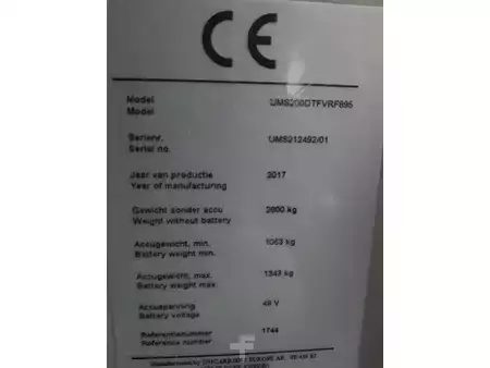 Skyvemast  Unicarriers 200DTFVRF895UMS (3)