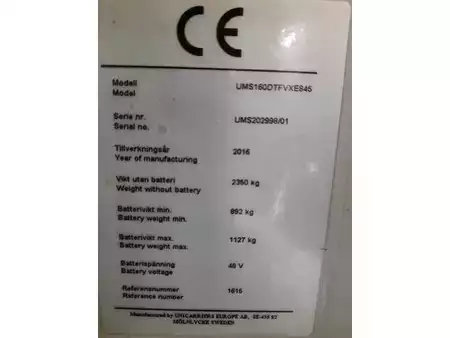 Retraky  Unicarriers UMS160DTFVXE845 (3)