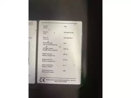 Magasemelésű béka 2019  Unicarriers PDP200THF209 (6)