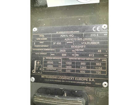 4-wiel elektrische heftrucks 2020  Unicarriers A2N1L18Q (7)
