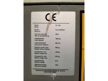 Transpalettes manuels 2018  Unicarriers PLL180 (6)
