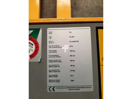 Ruční paletový vozík 2019  Unicarriers PLL200 (6)
