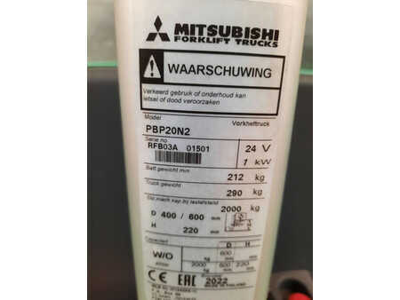 Transpaletas manuales  Mitsubishi PBP20N2 (5)