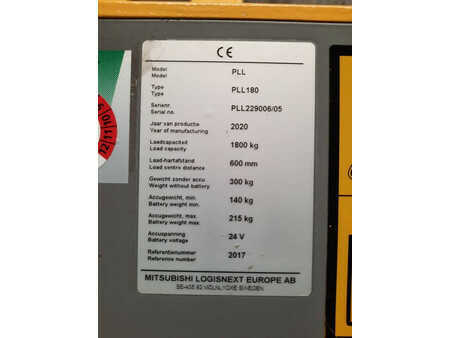 Transpalettes manuels 2020  Unicarriers PLL180 (6)