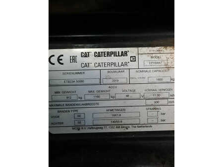 Carrelli elettrici 4 ruote 2019  CAT Lift Trucks EP18ANT (7)