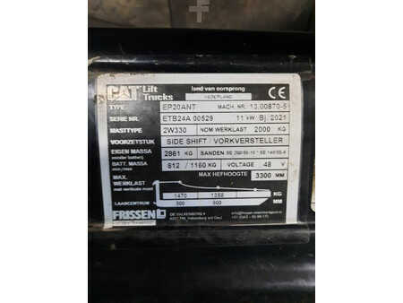 Carrelli elettrici 4 ruote 2021  CAT Lift Trucks EP20ANT (6)