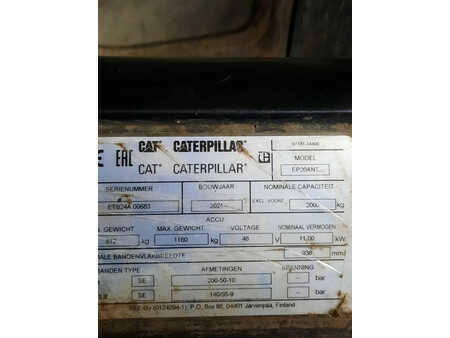 Electric - 4 wheels 2021  CAT Lift Trucks EP20ANT (6)