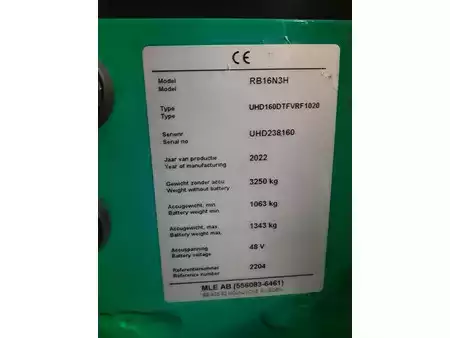 Skjutstativtruck 2022 Mitsubishi RB16N3H (6)