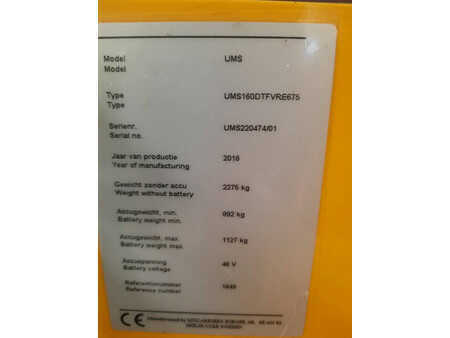 Skyvemast 2018  Unicarriers UMS160DTFVRE675 (6)