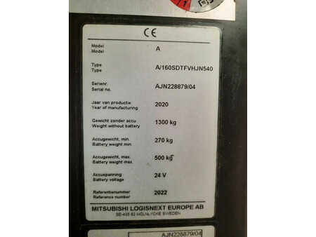 Pallestabler 2020  Unicarriers 160SDTFVHJN540 (6)